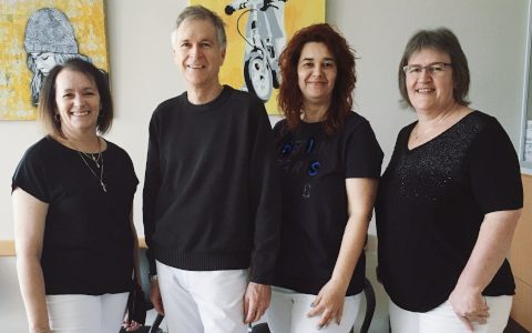 v.l.n.r. König Sonja, Dr. Andreas Schmid, Hollerweger Bettina, Misch Doris
